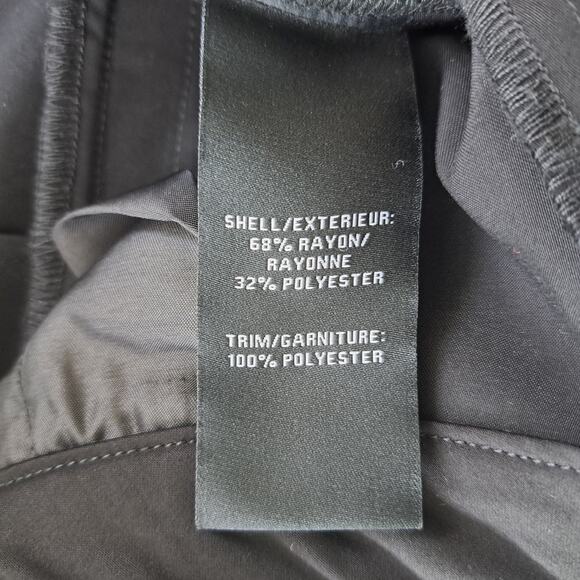 7 For All Mankind Black High Waist Wide Leg Pant Small Belted Business Casual - Picture 9 of 10